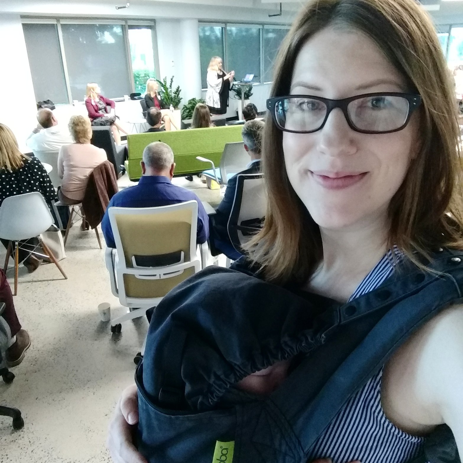 Notes from another land / baby and Amy Maureen Lynch attending events