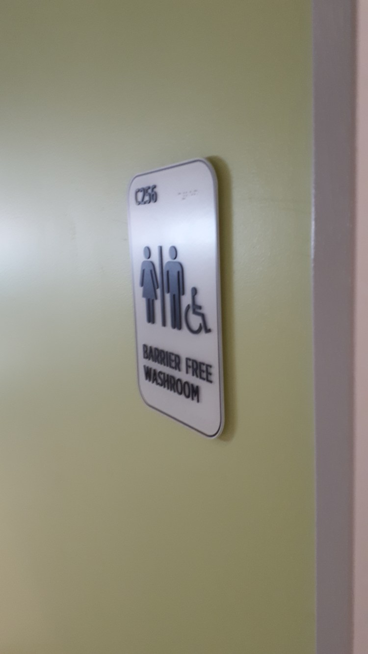 Algonquin College DARE District Barrier Free Washroom