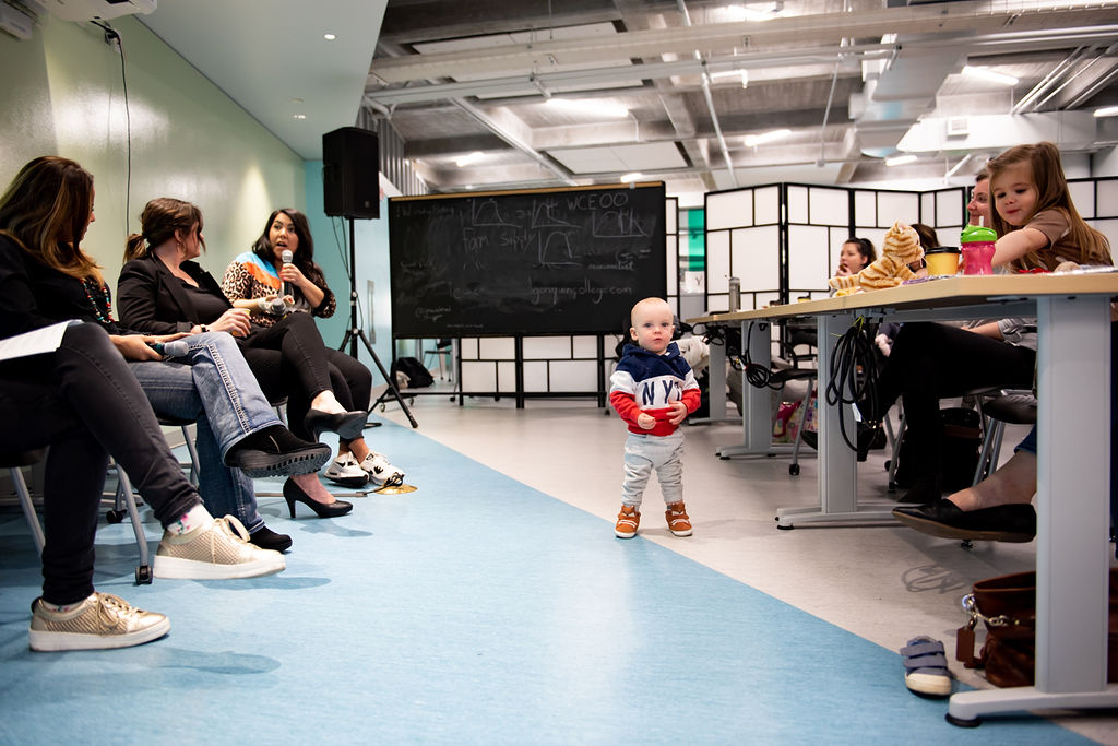 Babies, Business + Breakfast Spring 2019 Pop-Up Event. Photo by Charlene from Van Veit Creative