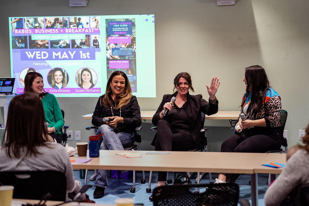 Babies, Business + Breakfast Spring 2019 Pop-Up Event. Photo by Charlene from Van Veit Creative